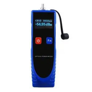 OPM Optical Power Meter Digital Tester -70~6dBm with 6 Optic Wave Length, Portable Fiber Optic Cable Tester with FC Converter for FC/SC/ST OPM Optical Power Meter Digital Tester -70~6dBm with 6 Optic Wave Length, Portable Fiber Optic Cable Tester with FC Converter for FC/SC/ST