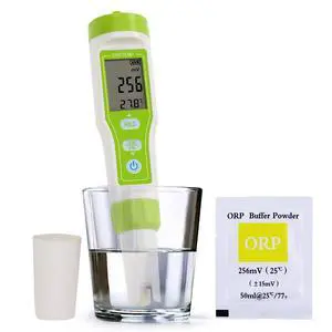 Pensize ORP Tester -1200~1200mV with ORP Calibration Buffer Powder for Water Quality Measurement ±2mV High Accuracy Oxidation Reduction Potential Meter Pensize ORP Tester -1200~1200mV with ORP Calibration Buffer Powder for Water Quality Measurement ±2mV High Accuracy Oxidation Reduction Potential Meter