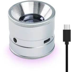 Jewelry Loupe 10X with LED & UV Light, Rechargeable Jewelers Loupe, LED Scale Loupe 10X with Adjustable Focus, Removable Scale Glass Ideal Jewellers Loupes Magnifier for Jewelry, Coins, Watches Jewelry Loupe 10X with LED & UV Light, Rechargeable Jewelers Loupe, LED Scale Loupe 10X with Adjustable Focus, Removable Scale Glass Ideal Jewellers Loupes Magnifier for Jewelry, Coins, Watches