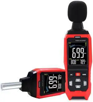 Decibel Meter Data Logger Digital Sound Level Meter with Alarm, A/C/Z Weighting dB SPL Meter 30~130dB, 1999 Data Record, Noise Measure Device with Data Hold Backlight for Home, Factory, Classroom Decibel Meter Data Logger Digital Sound Level Meter with Alarm, A/C/Z Weighting dB SPL Meter 30~130dB, 1999 Data Record, Noise Measure Device with Data Hold Backlight for Home, Factory, Classroom