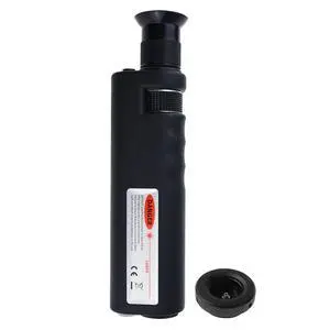 Handheld Optical Fiber Microscope, 400x Fiber Optic Microscope LED Light Coaxial Illumination 2.5mm and 1.25mm Adapters Fiber Cable Microscope Detector Handheld Optical Fiber Microscope, 400x Fiber Optic Microscope LED Light Coaxial Illumination 2.5mm and 1.25mm Adapters Fiber Cable Microscope Detector