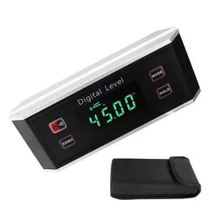 Digital Angle Finder Magnetic Table Saw Angle Finder Tool, Digital Inclinometer with Backlight Digital Protractor Bevel Level Gauge, Woodworking Measuring Tool, Level Box for Hanging 0~360 degree Digital Angle Finder Magnetic Table Saw Angle Finder Tool, Digital Inclinometer with Backlight Digital Protractor Bevel Level Gauge, Woodworking Measuring Tool, Level Box for Hanging 0~360 degree
