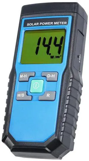 Digital Solar Power Meter BTU W/M2 Tester Handheld Portable Digital Solar Power Meter BTU W/M2 Tester Handheld Portable