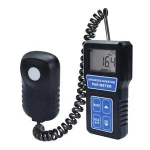Quantum PAR Meter Photo Synthetically Active Radiation PPFD Tester Indoor and Outdoor Plants Measure 400 to 700 nanometers Wavelength Quantum PAR Meter Photo Synthetically Active Radiation PPFD Tester Indoor and Outdoor Plants Measure 400 to 700 nanometers Wavelength