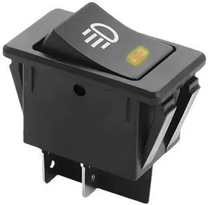 Premium Car Fog Lights Rocker Switch ON-Off 4Pin 2 Position Electrical Equipment with Lighting Power 35A Indicator Light 12V DC(Yellow) Premium Car Fog Lights Rocker Switch ON-Off 4Pin 2 Position Electrical Equipment with Lighting Power 35A Indicator Light 12V DC(Yellow)