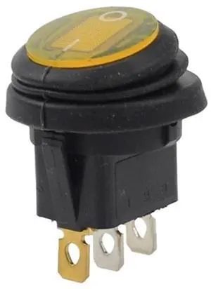 1PC 12V 220V 3pin On/Off Rocker Switch Waterproof Auto Boat SPST(Orange,12V) 1PC 12V 220V 3pin On/Off Rocker Switch Waterproof Auto Boat SPST(Orange,12V)