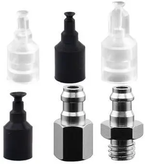 1Pcs ZPL-2A/2B/3/4A/4B M4 M5 M6 Mini Metal Air Nozzle White Silicone Black NBR Soft Vacuum Suction Cup Sucker(Air Nozzle M5) 1Pcs ZPL-2A/2B/3/4A/4B M4 M5 M6 Mini Metal Air Nozzle White Silicone Black NBR Soft Vacuum Suction Cup Sucker(Air Nozzle M5)