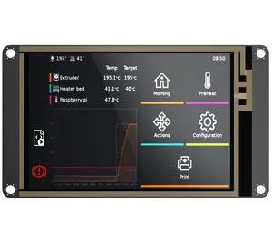 TFT35 SPI V2.1 Graphic Smart Display Compatible BTT Manta M8P/M4P/M5P, Manta E3EZ Control Board + CB1 Support Running Klipper Firmware DIY Upgrade 3D Printer TFT35 SPI V2.1 Graphic Smart Display Compatible BTT Manta M8P/M4P/M5P, Manta E3EZ Control Board + CB1 Support Running Klipper Firmware DIY Upgrade 3D Printer