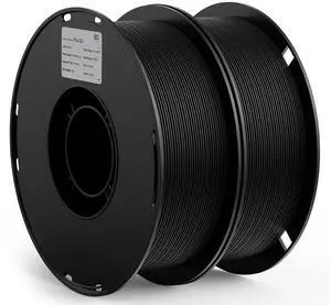 PLA GO 3D Printer Filament 1.75mm 2KG(4.4lbs) Spool (Black*2) | NatureWorks Ingeo Neatly Wound & Beginner Friendly Tough PLA Filament For Bambu-Lab, Creality, Anycubic, Most FDM 3D Printers PLA GO 3D Printer Filament 1.75mm 2KG(4.4lbs) Spool (Black*2) | NatureWorks Ingeo Neatly Wound & Beginner Friendly Tough PLA Filament For Bambu-Lab, Creality, Anycubic, Most FDM 3D Printers