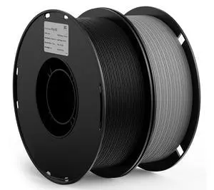 PLA GO 3D Printer Filament 1.75mm 2KG(4.4lbs) Spool (Black+Gray) | NatureWorks Ingeo Neatly Wound & Beginner Friendly Tough PLA Filament For Bambu-Lab, Creality, Anycubic, Most FDM 3D Printers PLA GO 3D Printer Filament 1.75mm 2KG(4.4lbs) Spool (Black+Gray) | NatureWorks Ingeo Neatly Wound & Beginner Friendly Tough PLA Filament For Bambu-Lab, Creality, Anycubic, Most FDM 3D Printers