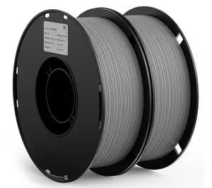 PLA GO 3D Printer Filament 1.75mm 2KG(4.4lbs) Spool (Gray*2) | NatureWorks Ingeo Neatly Wound & Beginner Friendly Tough PLA Filament For Bambu-Lab, Creality, Anycubic, Most FDM 3D Printers PLA GO 3D Printer Filament 1.75mm 2KG(4.4lbs) Spool (Gray*2) | NatureWorks Ingeo Neatly Wound & Beginner Friendly Tough PLA Filament For Bambu-Lab, Creality, Anycubic, Most FDM 3D Printers