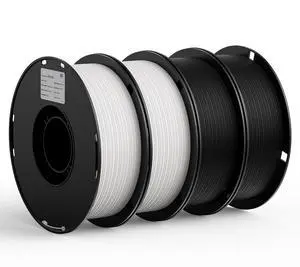 PLA GO 3D Printer Filament 1.75mm 4KG Spool (Black*2+White*2) | NatureWorks Ingeo Neatly Wound & Beginner Friendly Tough PLA Filament For Bambu-Lab, Creality, Anycubic, Most FDM 3D Printers PLA GO 3D Printer Filament 1.75mm 4KG Spool (Black*2+White*2) | NatureWorks Ingeo Neatly Wound & Beginner Friendly Tough PLA Filament For Bambu-Lab, Creality, Anycubic, Most FDM 3D Printers