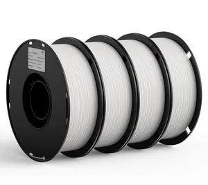 PLA GO 3D Printer Filament 1.75mm 4KG Spool (White*4) | NatureWorks Ingeo Neatly Wound & Beginner Friendly Tough PLA Filament For Bambu-Lab, Creality, Anycubic, Most FDM 3D Printers PLA GO 3D Printer Filament 1.75mm 4KG Spool (White*4) | NatureWorks Ingeo Neatly Wound & Beginner Friendly Tough PLA Filament For Bambu-Lab, Creality, Anycubic, Most FDM 3D Printers