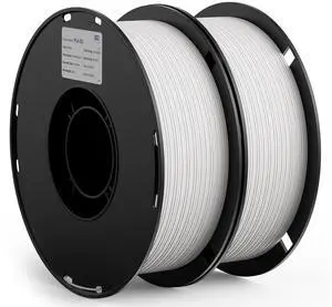 PLA GO 3D Printer Filament 1.75mm 2KG(4.4lbs) Spool (White*2) | NatureWorks Ingeo Neatly Wound & Beginner Friendly Tough PLA Filament For Bambu-Lab, Creality, Anycubic, Most FDM 3D Printers PLA GO 3D Printer Filament 1.75mm 2KG(4.4lbs) Spool (White*2) | NatureWorks Ingeo Neatly Wound & Beginner Friendly Tough PLA Filament For Bambu-Lab, Creality, Anycubic, Most FDM 3D Printers