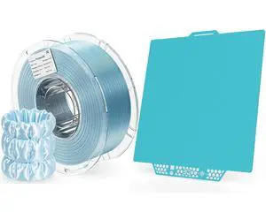 CryoGrip Pro Glacier for Bambu-Lab P1P/P1S/P2S/X1C/X1E/X2D/A1 3D Printers Build Plate+ PLA Aura Silk 3D Printer Filament 1.75mm 1KG Silk PLA Filament for Most FDM Printers CryoGrip Pro Glacier for Bambu-Lab P1P/P1S/P2S/X1C/X1E/X2D/A1 3D Printers Build Plate+ PLA Aura Silk 3D Printer Filament 1.75mm 1KG Silk PLA Filament for Most FDM Printers