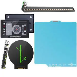 CryoGrip Pro Frostbite Build Plate For Bambu-Lab P1,P2,X1,X2,A1 Series + Panda Touch Upgrade Wireless Touch Screen + Panda Touch&Knomi Kit Support Power Expansion + Panda Lux LED Light Strip CryoGrip Pro Frostbite Build Plate For Bambu-Lab P1,P2,X1,X2,A1 Series + Panda Touch Upgrade Wireless Touch Screen + Panda Touch&Knomi Kit Support Power Expansion + Panda Lux LED Light Strip