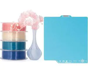 Cryogrip Pro Frostbite Panda Build Plate 257x257MM for Bambu-Lab P1P,P1S,P2S,X1C,X2D,X1E,A1 3D Printers+ Translucent PLA 3D Printer Printer(Sakura Pink, Alpine Blue, Iceland Spar, Mist Blue) Cryogrip Pro Frostbite Panda Build Plate 257x257MM for Bambu-Lab P1P,P1S,P2S,X1C,X2D,X1E,A1 3D Printers+ Translucent PLA 3D Printer Printer(Sakura Pink, Alpine Blue, Iceland Spar, Mist Blue)