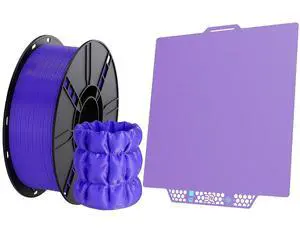 CryoGrip Pro Glacier-Purple for Bambu-Lab P1P/P1S/P2S/X1C/X2D/X1E/A1 3D Printers with PLA 3D Printer Filament 1.75mm 1KG(2.2lbs) Tough Filament for Most FDM Printers(Purple) CryoGrip Pro Glacier-Purple for Bambu-Lab P1P/P1S/P2S/X1C/X2D/X1E/A1 3D Printers with PLA 3D Printer Filament 1.75mm 1KG(2.2lbs) Tough Filament for Most FDM Printers(Purple)