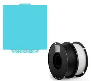 PLA GO 3D Printer Filament 1.75mm in Total (Black&White)+Cryogrip Pro Glacier-Original 257×257MM PLA GO 3D Printer Filament 1.75mm in Total (Black&White)+Cryogrip Pro Glacier-Original 257×257MM