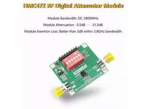 HMC472 Digital RF Attenuator Module DC-3.8GHz Parallel 0.5dB Step 31.5dB Attenuation Value KDT472-008 HMC472 Digital RF Attenuator Module DC-3.8GHz Parallel 0.5dB Step 31.5dB Attenuation Value KDT472-008