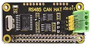 RS485 CAN HAT for Raspberry Pi ZERO/3B+/4B RS485 Communication 1-Way CAN Adapter Board Expansion Board Transceiver Module RS485 CAN HAT for Raspberry Pi ZERO/3B+/4B RS485 Communication 1-Way CAN Adapter Board Expansion Board Transceiver Module