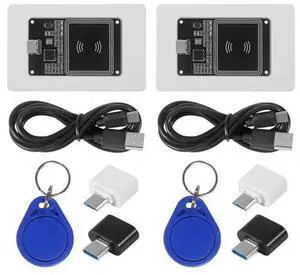 AITRIP 2Sets PN532 V2.0 NFC RFID Wireless Module V3 User Kits Reader Writer Mode IC S50 Card PCB Attenna I2C IIC SPI HSU Type C Interface for Arduino Raspberry Pi AITRIP 2Sets PN532 V2.0 NFC RFID Wireless Module V3 User Kits Reader Writer Mode IC S50 Card PCB Attenna I2C IIC SPI HSU Type C Interface for Arduino Raspberry Pi