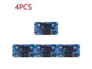 LM2596 DC-DC Step-Down Module Input 25V-40V Output 1.25V-37V Electronic Voltage Stabilizer 3A Buck Converter With Displa(4PCS) LM2596 DC-DC Step-Down Module Input 25V-40V Output 1.25V-37V Electronic Voltage Stabilizer 3A Buck Converter With Displa(4PCS)