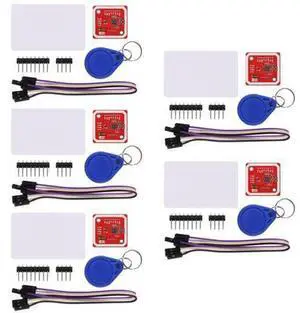 5PCS PN532 NFC NXP RFID Module V3 User Kit Near Field Communication Reader Writer Module Kit I2C SPI HSU with S50 White Card Key Card for Raspberry Pi DIY Smart Phone 5PCS PN532 NFC NXP RFID Module V3 User Kit Near Field Communication Reader Writer Module Kit I2C SPI HSU with S50 White Card Key Card for Raspberry Pi DIY Smart Phone