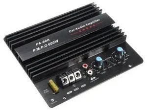 PA-60A 12V 600W Speaker Amplifier Board Lossless Subwoofer Bass Module Durable Mono Channel High Power Car Audio Accessories PA-60A 12V 600W Speaker Amplifier Board Lossless Subwoofer Bass Module Durable Mono Channel High Power Car Audio Accessories