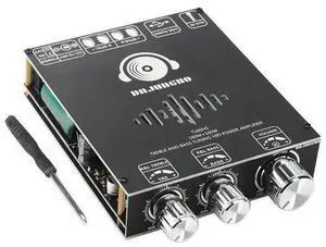 DAJUNGUO T160HS Bluetooth Power Amplifier Board with Subwoofer 2.0 Channel 160Wx2,TDA7498E Digital Audio Power Amplifier Module DAJUNGUO T160HS Bluetooth Power Amplifier Board with Subwoofer 2.0 Channel 160Wx2,TDA7498E Digital Audio Power Amplifier Module