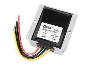DROK Boost Buck Converter 9V-36V to 12V 10A 120W Aluminium Shell Waterproof Auto Step Up Down Voltage Regulator 12V Volt Transformer for Car Audio Solar Power System LCD Television LED Display Screen DROK Boost Buck Converter 9V-36V to 12V 10A 120W Aluminium Shell Waterproof Auto Step Up Down Voltage Regulator 12V Volt Transformer for Car Audio Solar Power System LCD Television LED Display Screen