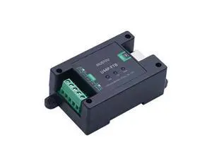 Industrial USB to RS422 Serial Module Support RS422/485 Interface to USB with DC Power Isolation and Digital Isolator Multi-Protection ABS case DIN Rail mounting Industrial USB to RS422 Serial Module Support RS422/485 Interface to USB with DC Power Isolation and Digital Isolator Multi-Protection ABS case DIN Rail mounting