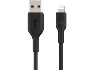 BoostCharge Lightning Cable - 6.6ft/2M - MFi Certified iPhone Charger USB to Lightning Cable - iPhone Cable - iPhone Charger Cord - Charger - USB Phone Charger - Black BoostCharge Lightning Cable - 6.6ft/2M - MFi Certified iPhone Charger USB to Lightning Cable - iPhone Cable - iPhone Charger Cord - Charger - USB Phone Charger - Black