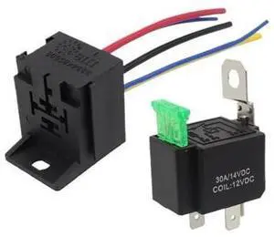 1Pcs/Set Auto Fused On/Off Relays DC12V 30A 4 Pin Electronic Relay Car Automotive Relay with Relay Socket(1set-01) 1Pcs/Set Auto Fused On/Off Relays DC12V 30A 4 Pin Electronic Relay Car Automotive Relay with Relay Socket(1set-01)
