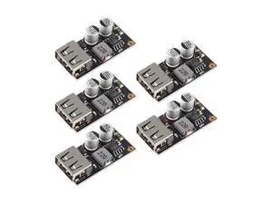 5pcs USB Buck Converter DC-DC Step Down Module 6-32V 12V 24V to 5V QC 3.0 Charging Module Power Supply Voltage Regulator New 5pcs USB Buck Converter DC-DC Step Down Module 6-32V 12V 24V to 5V QC 3.0 Charging Module Power Supply Voltage Regulator New