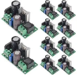10PCS AC/DC to DC Step Down Buck Converter AC 5-30V DC 5-48V 24V 36V 48V to DC 2.5-35V 12V Voltage Regulator Board 2A Adjustable Volt Power Supply Module 10PCS AC/DC to DC Step Down Buck Converter AC 5-30V DC 5-48V 24V 36V 48V to DC 2.5-35V 12V Voltage Regulator Board 2A Adjustable Volt Power Supply Module