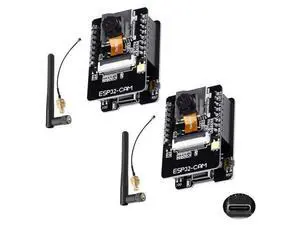 2 Pcs ESP32 CAM Development Board,OV3660 Camera for ESP32-CAM MB Type-C WiFi/Bluetooth Development Board,DC 5V Dual Core Development Board with 2.5G Antennas IPEX, TF Card Module 2 Pcs ESP32 CAM Development Board,OV3660 Camera for ESP32-CAM MB Type-C WiFi/Bluetooth Development Board,DC 5V Dual Core Development Board with 2.5G Antennas IPEX, TF Card Module