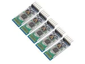5PCS HC-05 Wireless Bluetooth Receiver RF Serial Transceiver Module Master Slave Integrated Bluetooth Module 6 Pin Wireless Serial Port Communication BT Module 5PCS HC-05 Wireless Bluetooth Receiver RF Serial Transceiver Module Master Slave Integrated Bluetooth Module 6 Pin Wireless Serial Port Communication BT Module