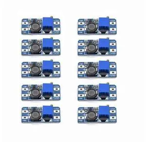 10PCS Adjustable Wide Output Voltage 5-25V Boost Module DC-DC High-efficiency Step-up Circuit Board for Mini RC Airplane Model 10PCS Adjustable Wide Output Voltage 5-25V Boost Module DC-DC High-efficiency Step-up Circuit Board for Mini RC Airplane Model