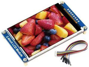 2.4inch LCD Display Module TFT Display Panel 240x320 Resolution 65K RGB Display Colors Embedded ILI9341 Driver SPI Interface Compatible with Raspberry Pi/with Arduino/ STM32, etc. 2.4inch LCD Display Module TFT Display Panel 240x320 Resolution 65K RGB Display Colors Embedded ILI9341 Driver SPI Interface Compatible with Raspberry Pi/with Arduino/ STM32, etc.
