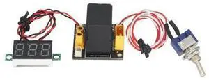 Mini DC 12V 40A 3S XT30 Power Switch Module With Voltage Display For RC 1/14 Hydraulic Excavator Dump Truck Toy Accessories Mini DC 12V 40A 3S XT30 Power Switch Module With Voltage Display For RC 1/14 Hydraulic Excavator Dump Truck Toy Accessories