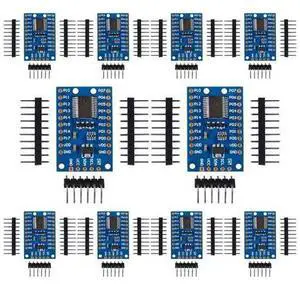 AITIAO 10Pcs PCF8575 IO Expander Board Module I2C to 16 IO Extension Module I2C Communication Control 16 bit SMBus I/O Ports AITIAO 10Pcs PCF8575 IO Expander Board Module I2C to 16 IO Extension Module I2C Communication Control 16 bit SMBus I/O Ports