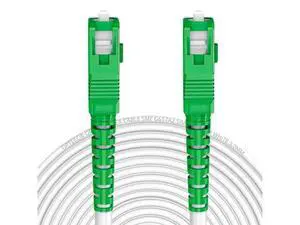 opteec - Shielded Fibre Optic Cable - 25M - Orange/SFR/BOUYGUES/SOSH/RED by SFR - Extension/Garter - SC-APC to SC-APC Reinforced - Simplex Single-Mode - 10 Year Warranty - White (25M) opteec - Shielded Fibre Optic Cable - 25M - Orange/SFR/BOUYGUES/SOSH/RED by SFR - Extension/Garter - SC-APC to SC-APC Reinforced - Simplex Single-Mode - 10 Year Warranty - White (25M)