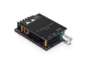 Bluetooth 5.0 Audio Amplifier Board, 100W x 2 2.0 Channel Mini HiFi Power Amplifier Receiver with Volume Control, BT and AUX Inputs, DC 5-27V Stereo AMP Module for Home DIY Speakers Bluetooth 5.0 Audio Amplifier Board, 100W x 2 2.0 Channel Mini HiFi Power Amplifier Receiver with Volume Control, BT and AUX Inputs, DC 5-27V Stereo AMP Module for Home DIY Speakers