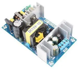 AC to DC 15V 10A Isolated Power Supply Module AC 120V (100-240V) to 15V 150W Power Module with Overcurrent Overload Short-Circuit Protection AC to DC 15V 10A Isolated Power Supply Module AC 120V (100-240V) to 15V 150W Power Module with Overcurrent Overload Short-Circuit Protection