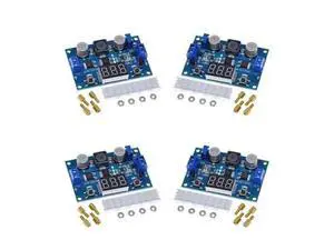 hiBCTR LTC1871 DC-DC Boost Converter Module with LED Voltmeter - 3-35V Input to 3.5-35V Output Adjustable Step-Up Voltage Regulator,Input Drops Below 4V. hiBCTR LTC1871 DC-DC Boost Converter Module with LED Voltmeter - 3-35V Input to 3.5-35V Output Adjustable Step-Up Voltage Regulator,Input Drops Below 4V.