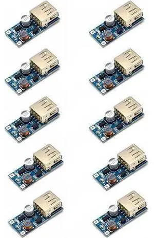 10pcs DC-DC Converter Step Up Boost Module (0.9V~5V) Boost 5V 600MA USB Boost Circuit Board USB Charger 10pcs DC-DC Converter Step Up Boost Module (0.9V~5V) Boost 5V 600MA USB Boost Circuit Board USB Charger
