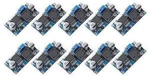 10 Pack LM2596 LM2596S DC-DC Step Down Variable Volt Regulator Input 3.0-40V Output 1.5-35V Adjustable Buck Converter Electronic Voltage Stabilizer Power Supply Module 10 Pack LM2596 LM2596S DC-DC Step Down Variable Volt Regulator Input 3.0-40V Output 1.5-35V Adjustable Buck Converter Electronic Voltage Stabilizer Power Supply Module