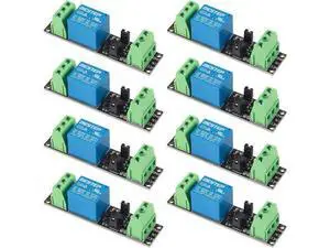 8 Pack 3V 1 Channel Relay Power Switch Module with Optocoupler Opto Isolation High Level Trigger for IOT ESP8266 Development Board 8 Pack 3V 1 Channel Relay Power Switch Module with Optocoupler Opto Isolation High Level Trigger for IOT ESP8266 Development Board