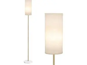 BoostArea Floor Lamp for Living Room with 3 Color Temperatures Bulb, Modern Floor Lamps, Classic Tall Lamp for Office, Standing Lamps for Bedroom, Kids Room, Study(9W LED Bulb, White Linen Shade) BoostArea Floor Lamp for Living Room with 3 Color Temperatures Bulb, Modern Floor Lamps, Classic Tall Lamp for Office, Standing Lamps for Bedroom, Kids Room, Study(9W LED Bulb, White Linen Shade)